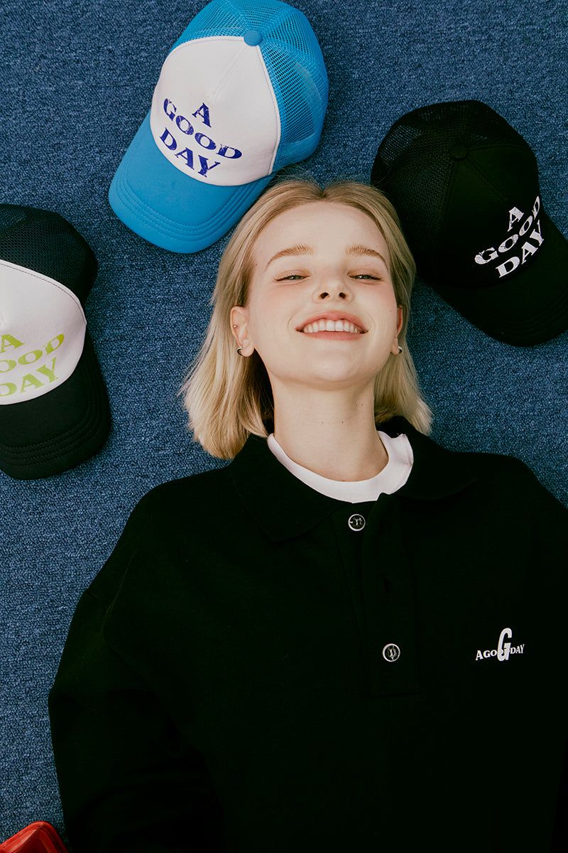 CRACK MESH CAP (sky)