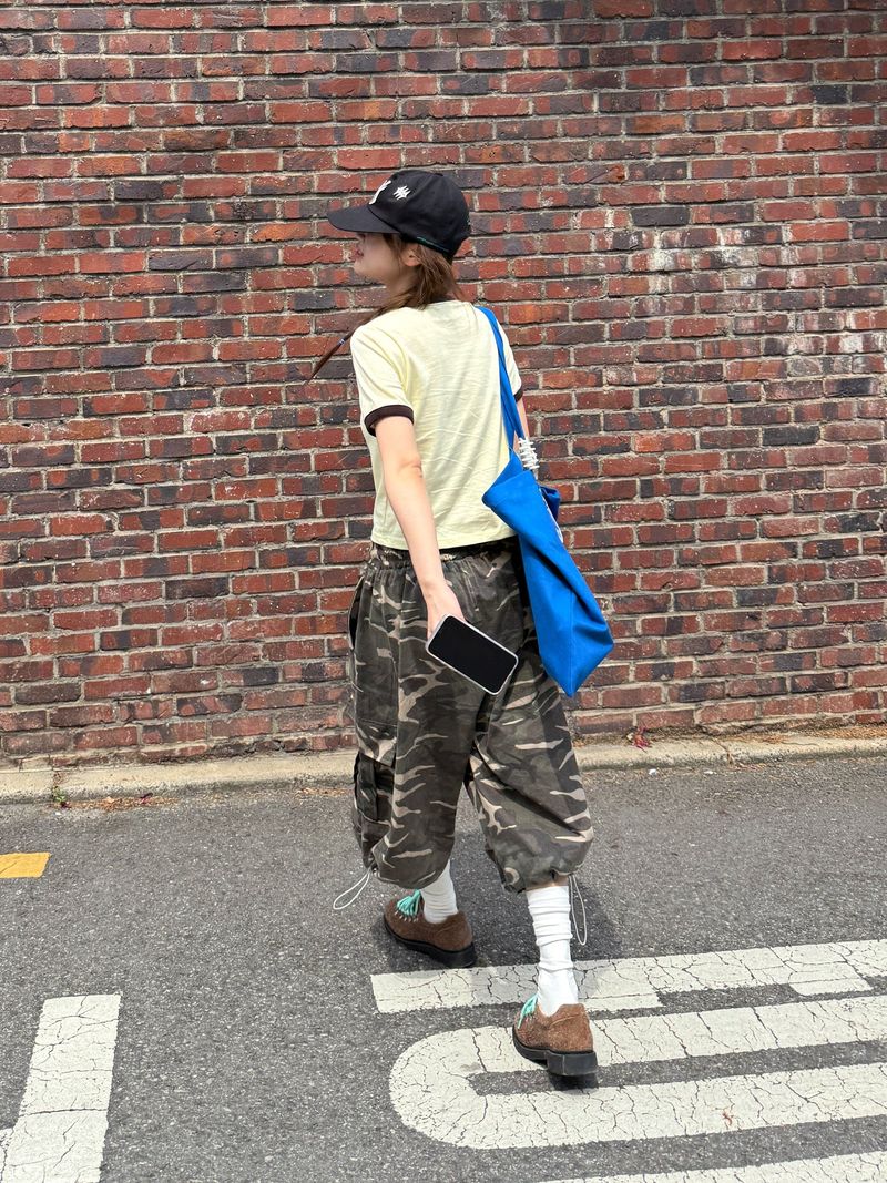 camo bermuda cargo pants
