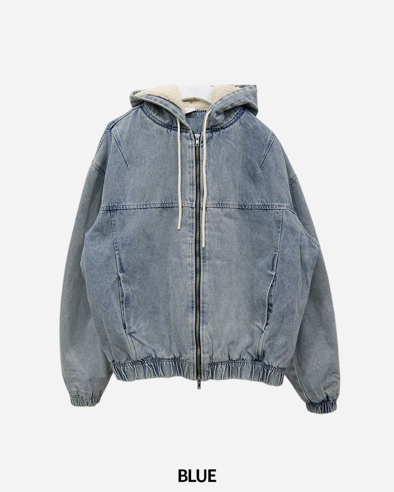 Denim Hooded Jumper