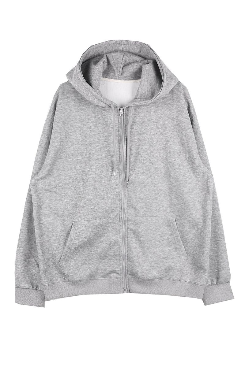 ASCLO 2way Zip Basic Hood Zip Up (6color)