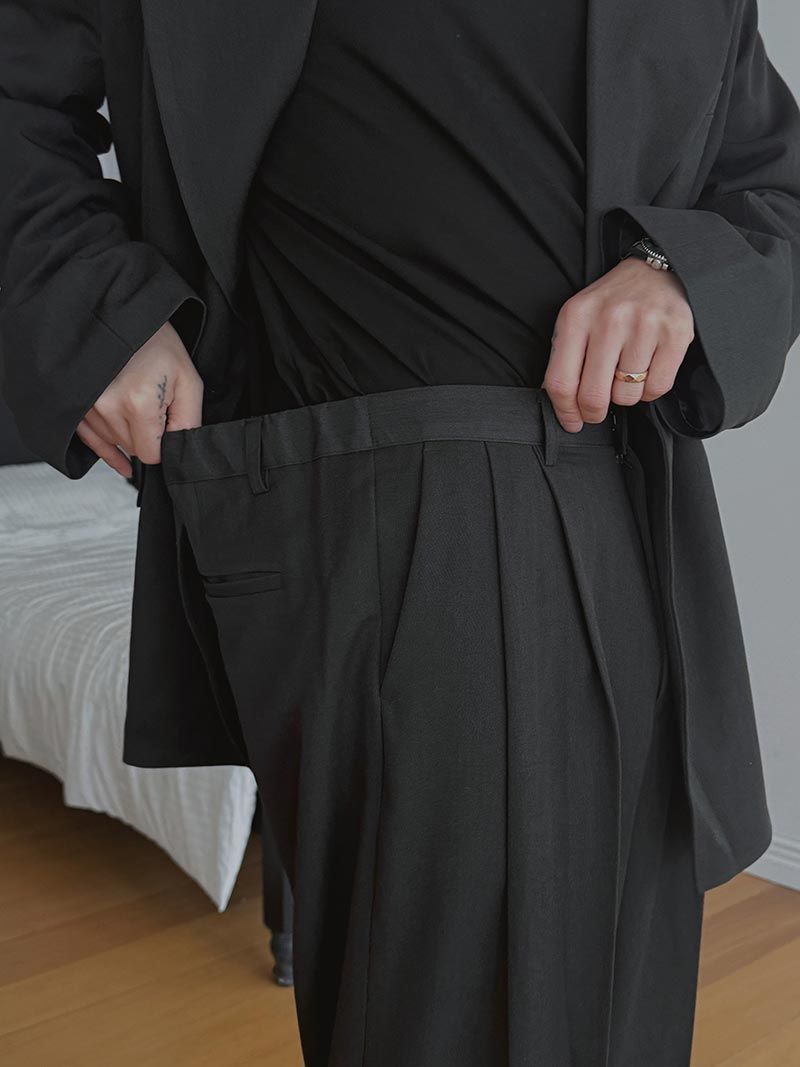 ASCLO Bell Leon Half Banding Slacks (2color)