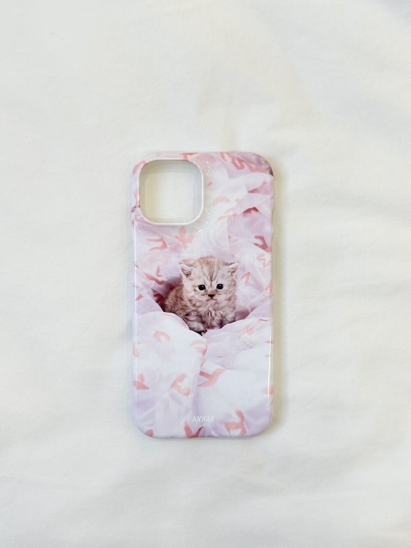 [cozy pink kitty hard case]