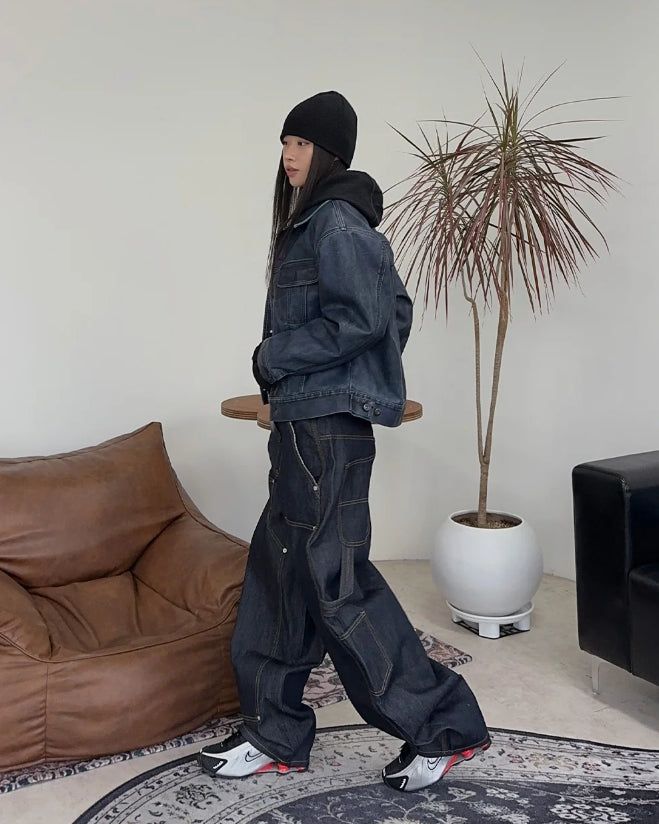 Garment Leather Tracker Jacket