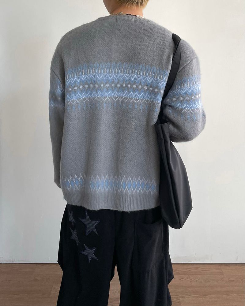 Cozy Nordic Knit Cardigan