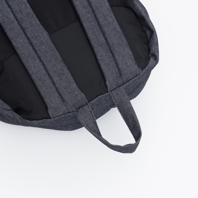 Knotted Backpack (Denim-Black)