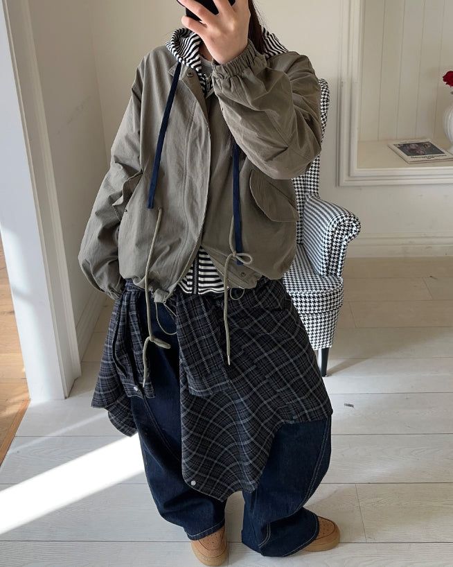 Ellas Utility String Field Jacket
