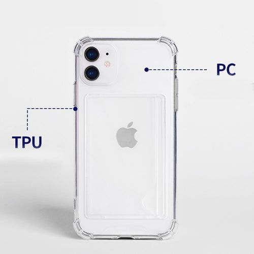 Clear Card Holder Bumper Case Mongchong-i