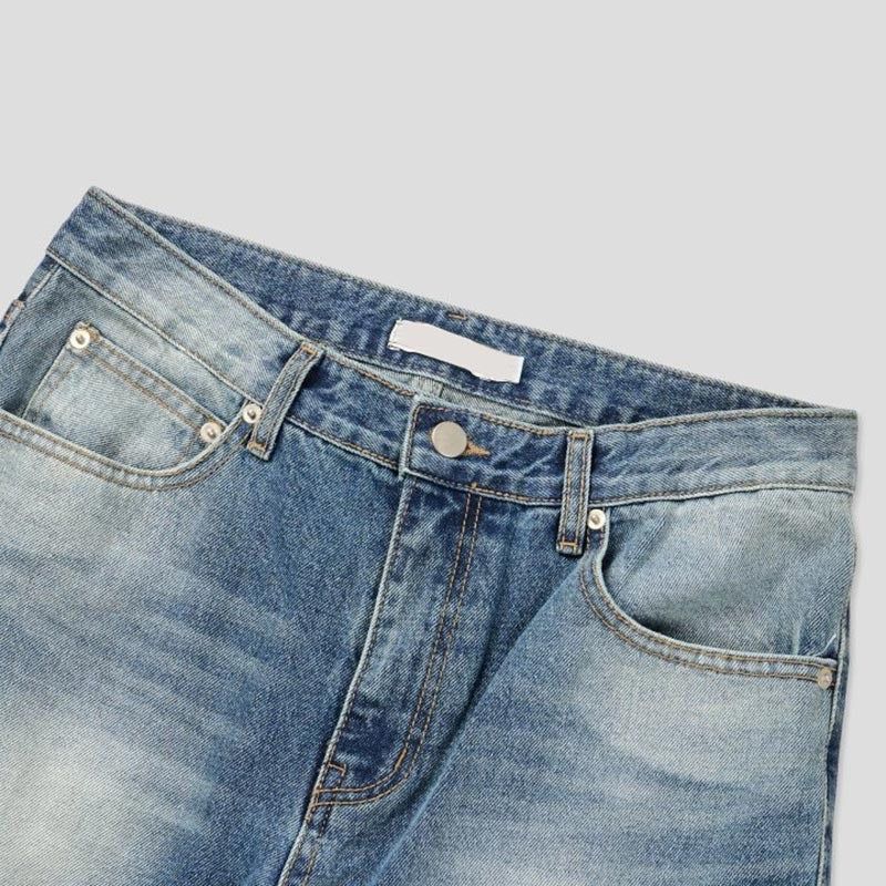 ASCLO Knee Des Bootcut Denim Pants