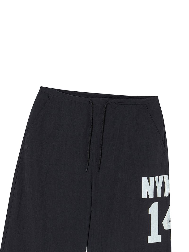 14 WIDE TRACK PANTS BLACK