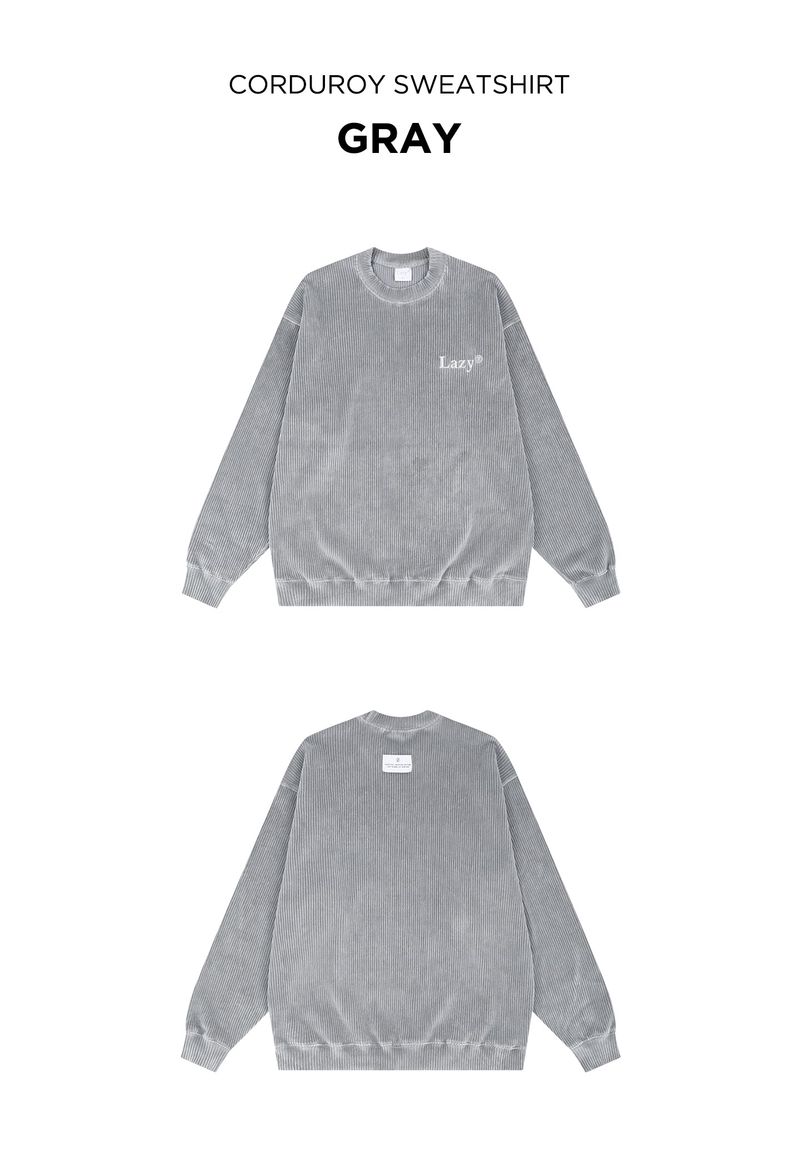 Corduroy Sweatshirt (8 Colors)
