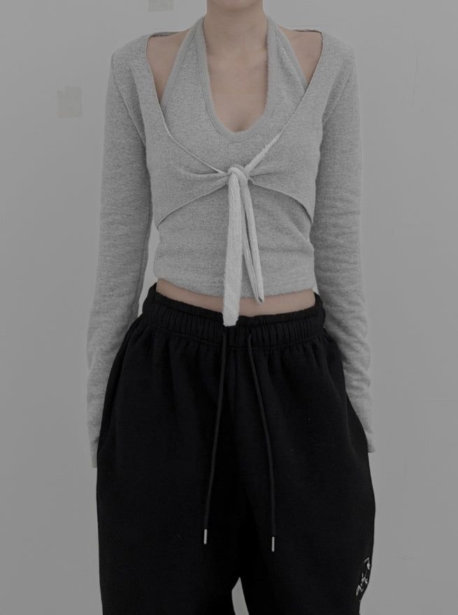 Marsh Fur Halter Neck Sleeveless