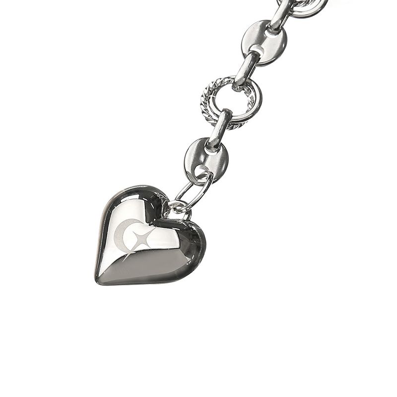 1 2 handmade chain heart belt