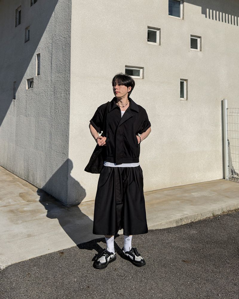 Er Minimal Half Crop Jacket