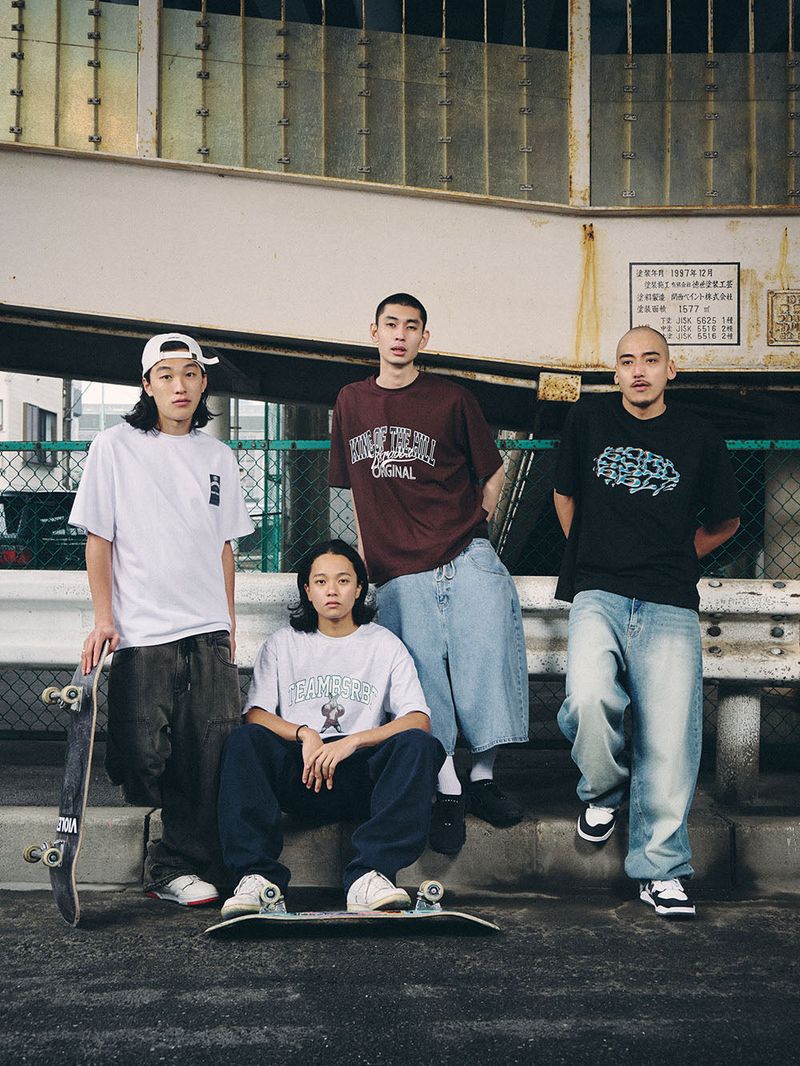 MID90 BAGGY OXFORD PANTS NAVY