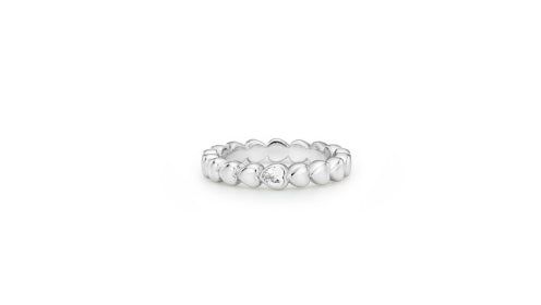 26SS★ [Premium Plating] Essence AB(W) Heart Bubble Ring