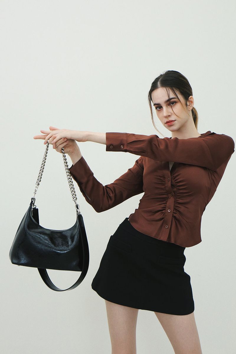 BOLD CHAIN CITY BAG_3COLORS