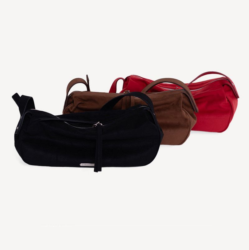 SUEDE BAGUETTE BAG