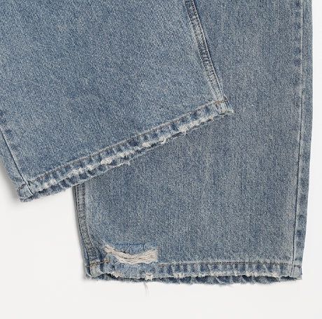 Bohemian Damage Wide Denim Pants