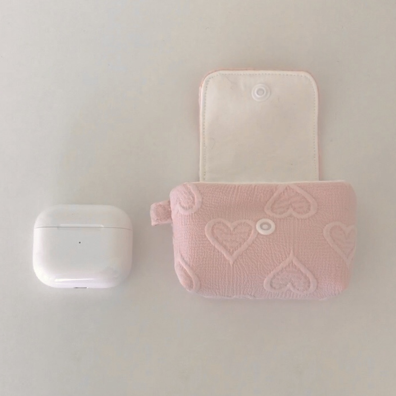 heart airpods pouch (4color)