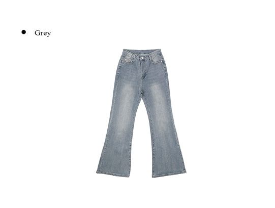 Botu Slim Washing Denim Bootcut Pants