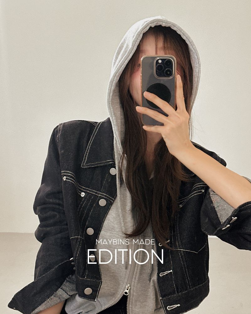 Lee Denim jacket & mini skirt set (including underpants)