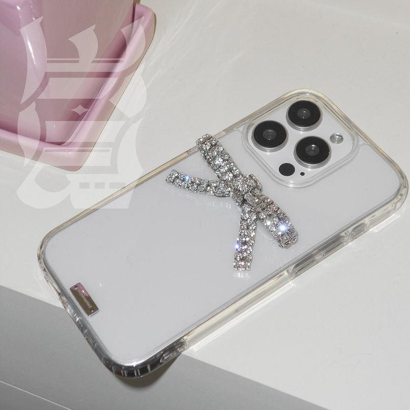 3verythingizblack(エブリティンイズブラック)の「sparkle ribbon phone case(Smartphone Accessories)」