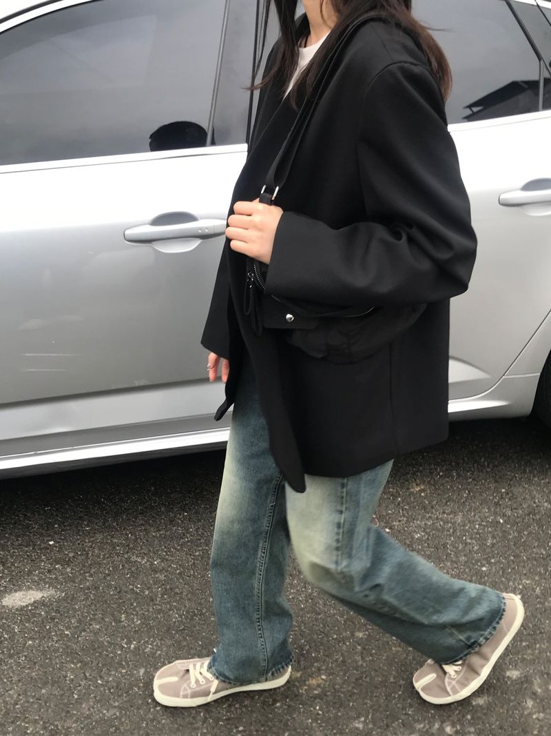 Balance collarless jacket