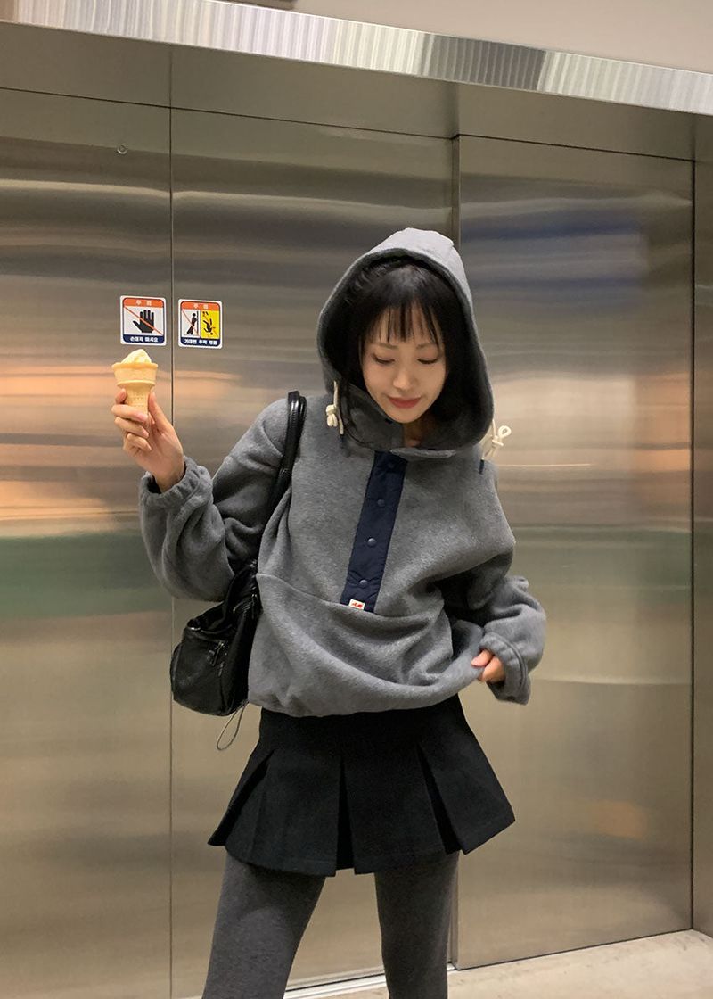FLEECE HOOD ANORAK