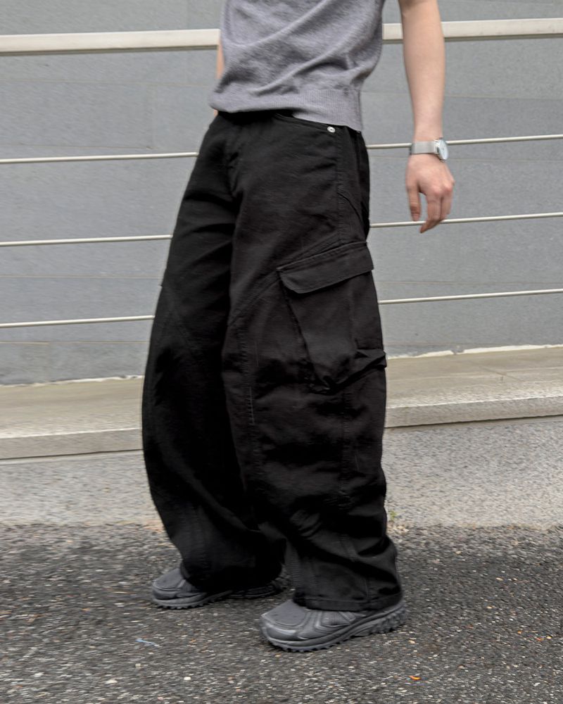 Raun Curved Cargo Wide Pants