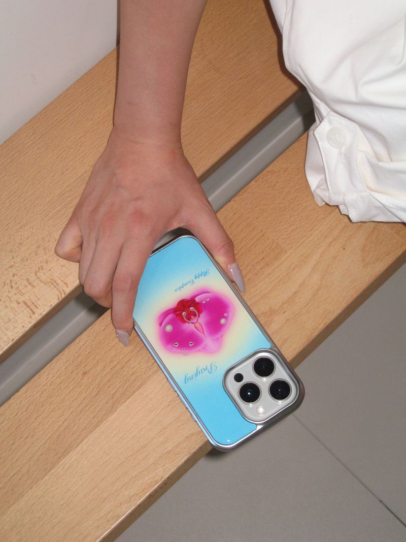 【マグセーフケース】 Aqua Orchid Case