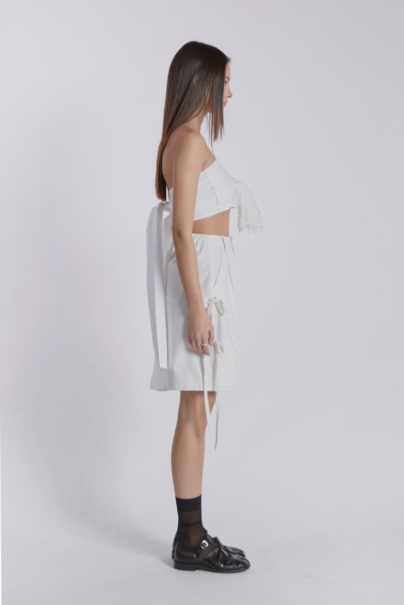 LAYERED KNOT TOP(WHITE)