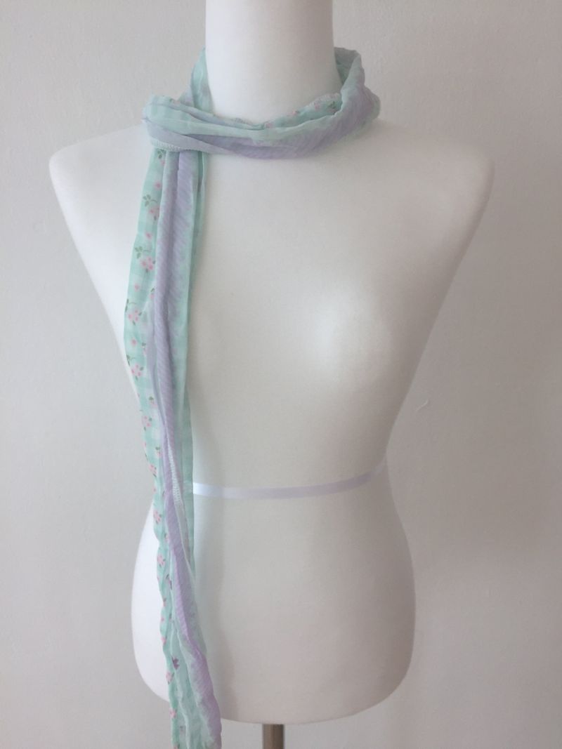 spring day girl scarf