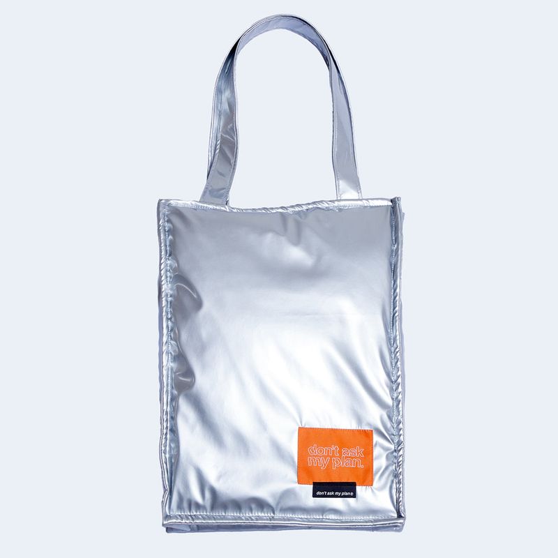 Don't Ask My Plan (DAMP)(ドントアスクマイプラン)の「DAMP MANGO SQUARE SHOULDER BAG_SILVER(Bags)」