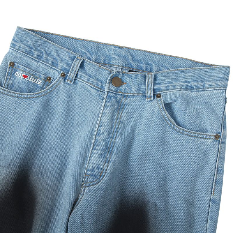 Black Leech Denim Pants