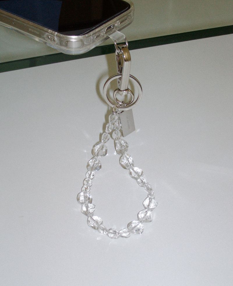Glass keyring