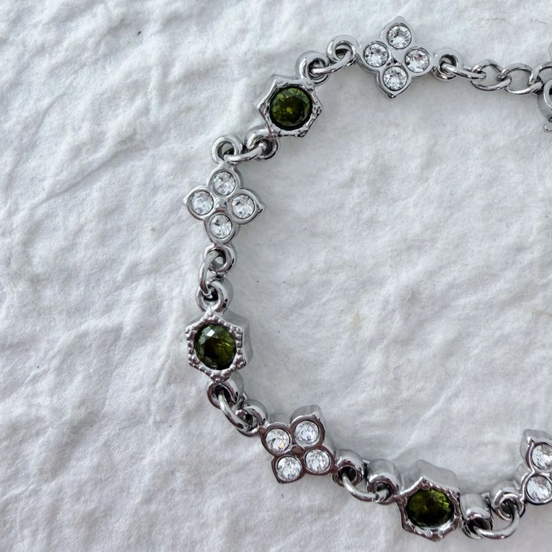 Emerald Bloom Bracelet