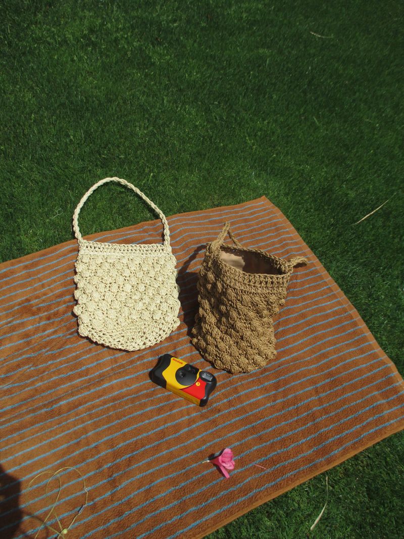 pine rattan bag