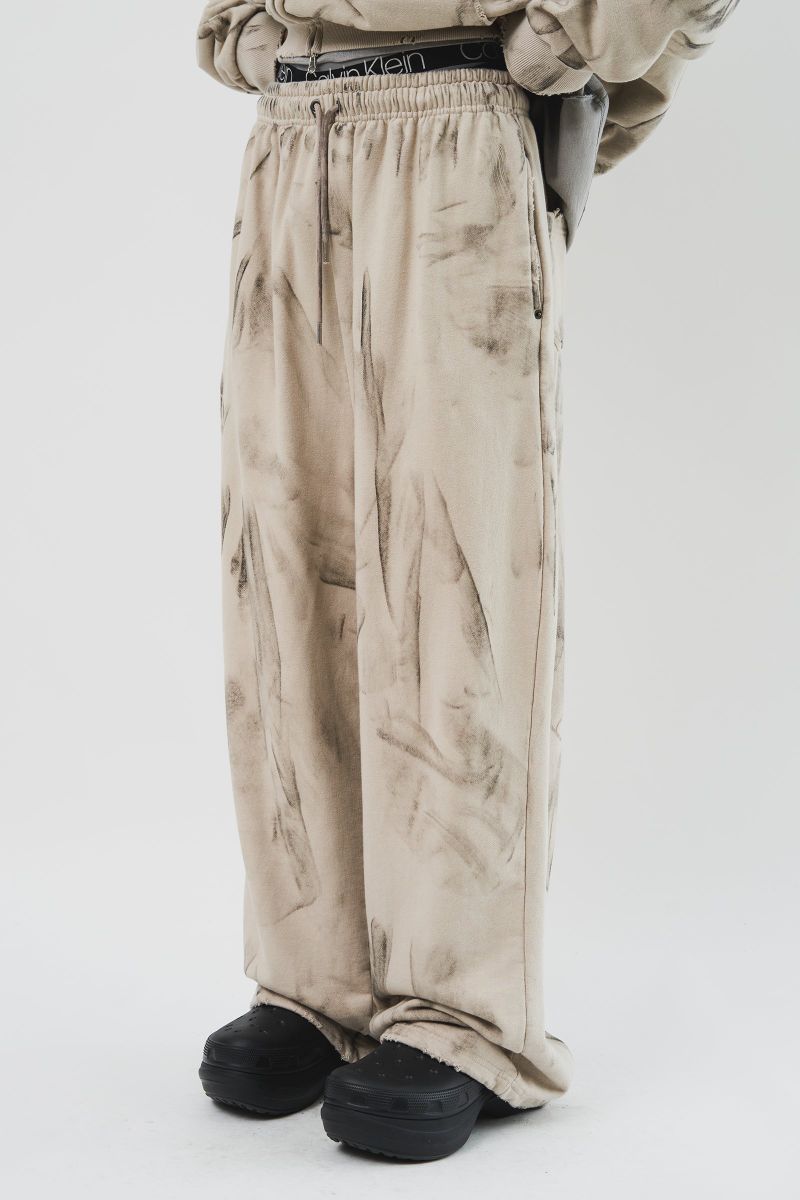 Dirty Scratch Banding Pants (3color)