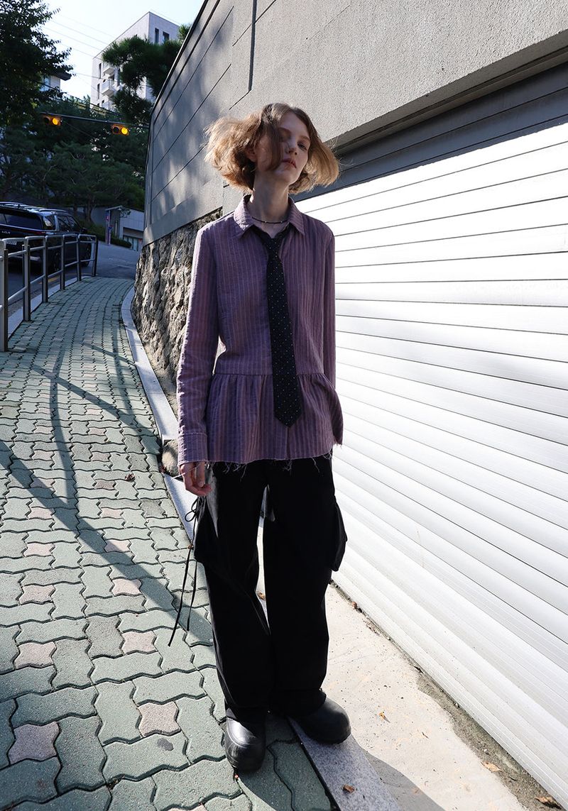 CAMO STRING POCKET PANTS