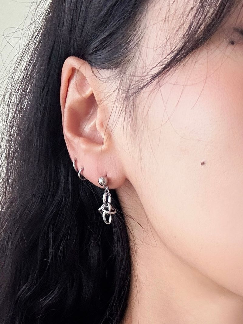Mini Link Drop Earring