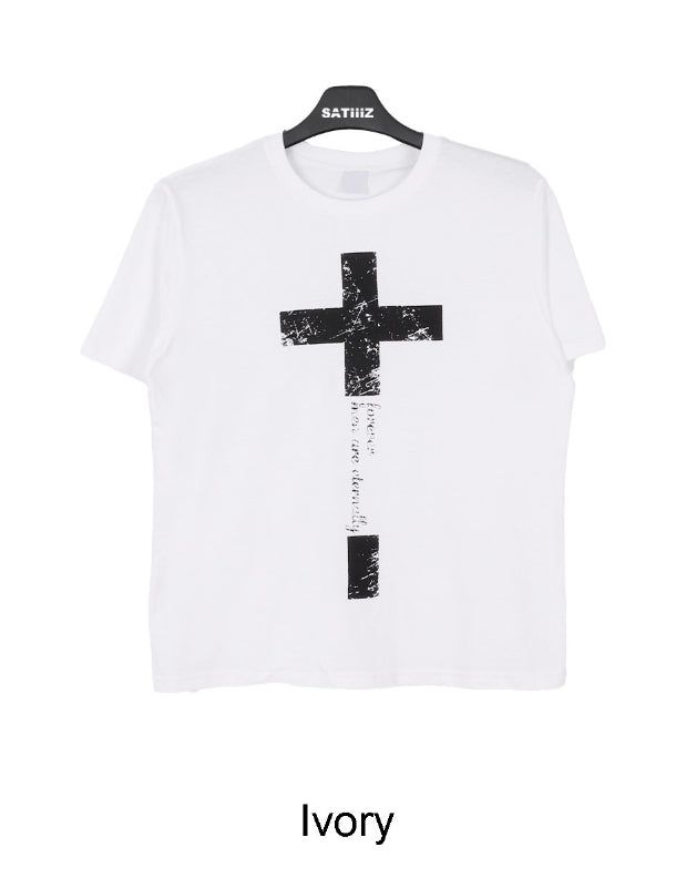 Rohef Cross short-sleeve tee