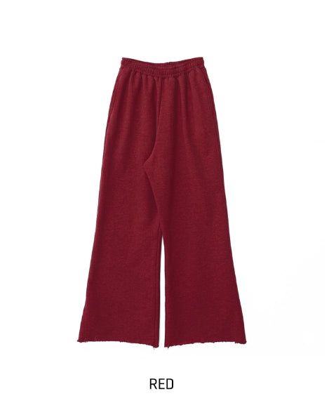 Ruby Damaged Sweat Hood Zip-Up Pants Set