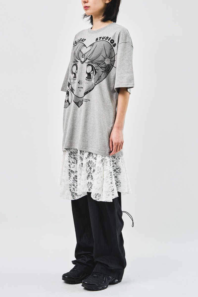 (W) Lace Layer Skirt (2color)