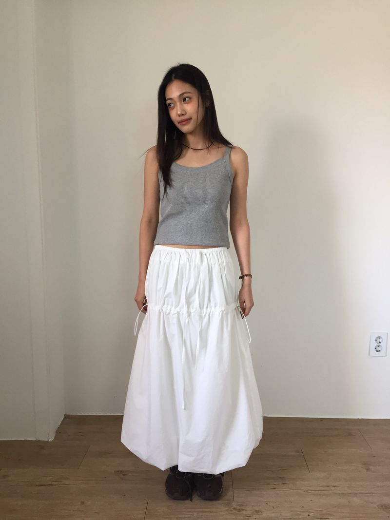 Stopper Nylon Balloon Skirt (2color)