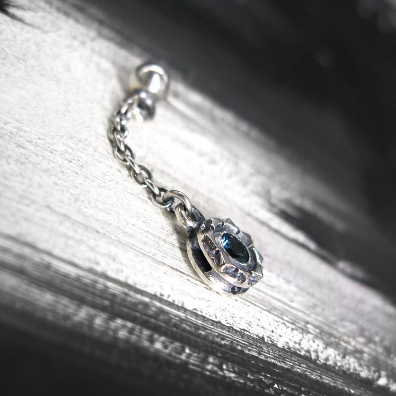 SunlightD-101 LondonBlue Topaz silver earring