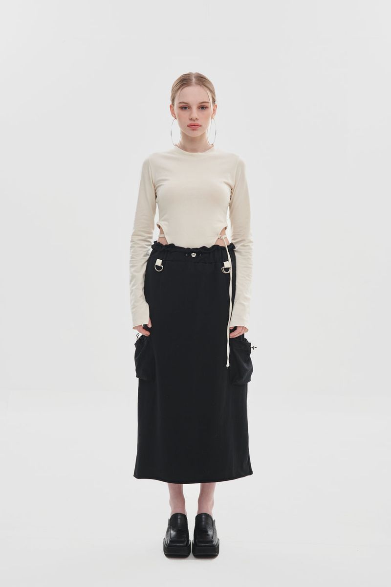 POCKET LONG SKIRT