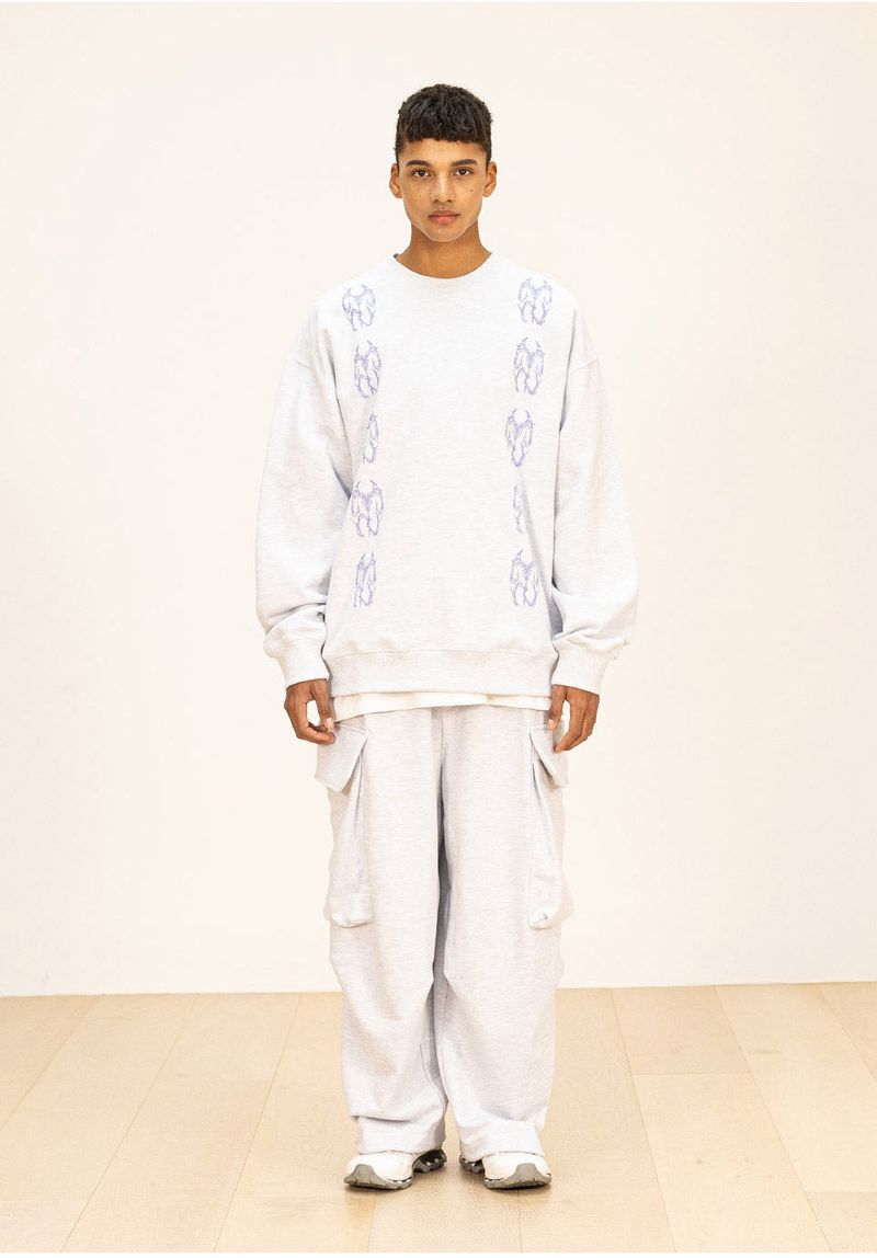 MN BONE OVERSIZED SWEAT SHIRTS