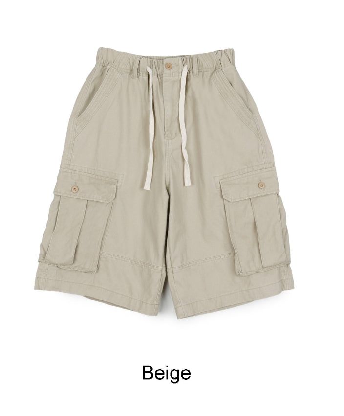 Elder Washed Cargo Bermuda Pants