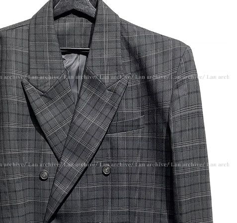 Oakley checked daddy blazer