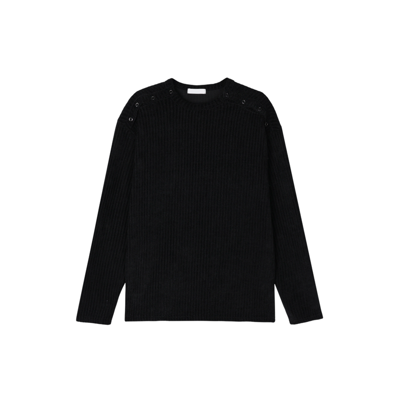 Deir shoulder snap long sleeve